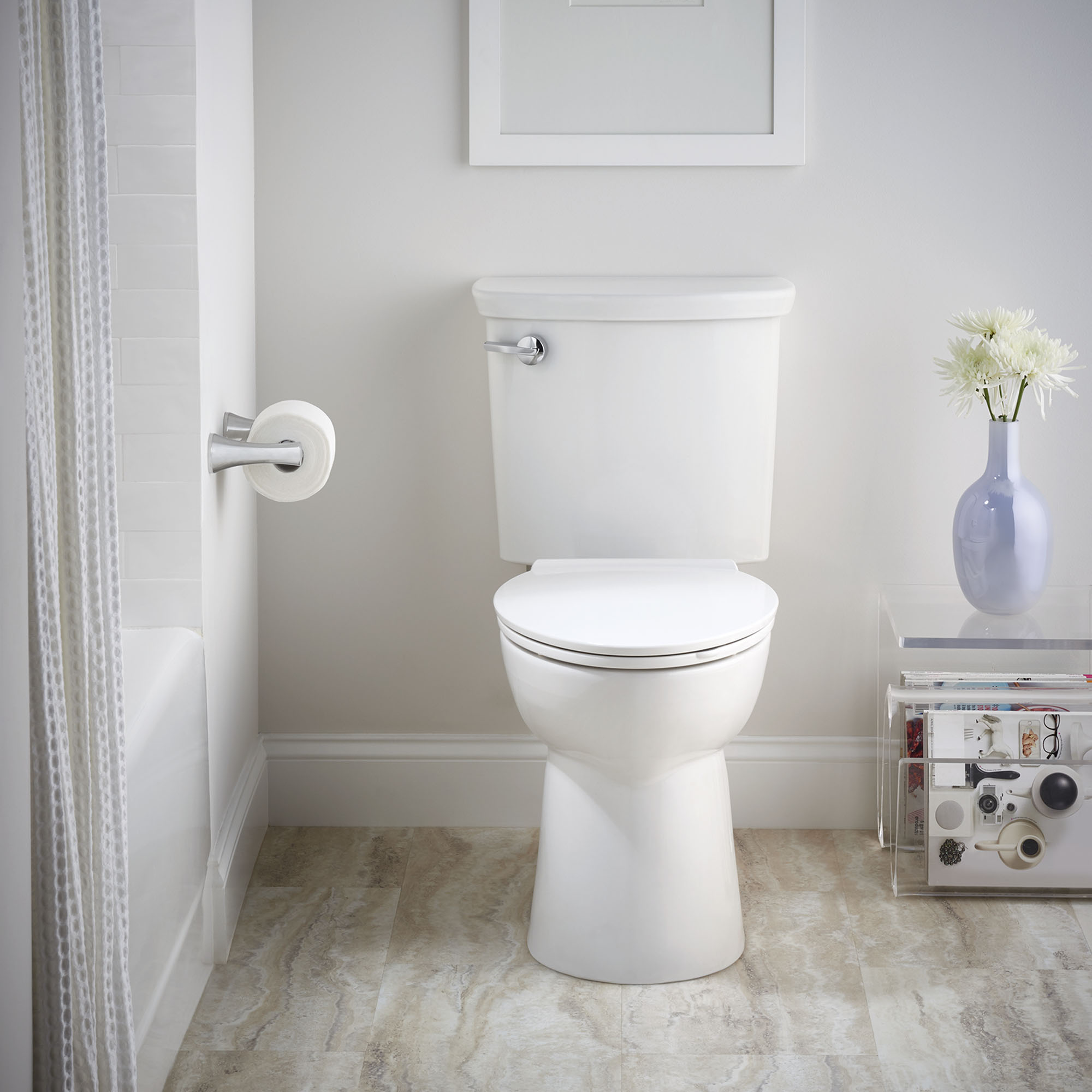 Toilette VorMax, 2 pièces, 1.0 gpc/3.8 lpc, à cuvette allongée à hauteur de chaise, sans siège